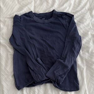 Aerie Deep Blue Crew Neck Tee